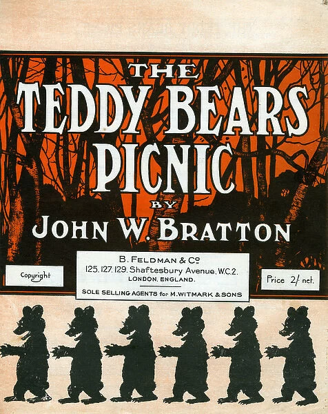 Music cover, The Teddy Bears Picnic