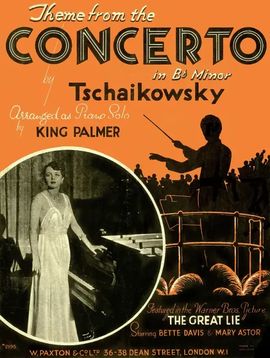 Framed Print : Music cover, Theme from Tchaikovsky Concerto Framed Print : Music cover, Theme from Tchaikovsky Concerto