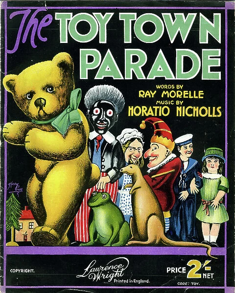 Music cover, The Toy Town Parade