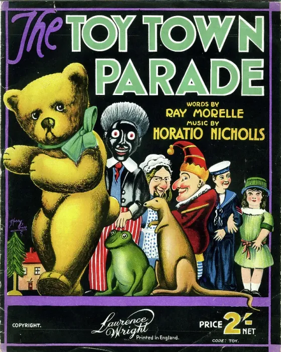 Framed Print : Music cover, The Toy Town Parade Framed Print : Music cover, The Toy Town Parade