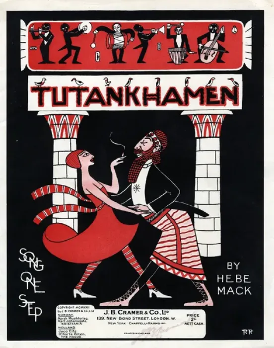 Framed Print : Music cover, Tutankhamen One Step Song Framed Print : Music cover, Tutankhamen One Step Song