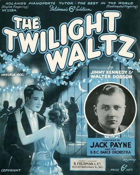 Music cover, The Twilight Waltz, Jack Payne