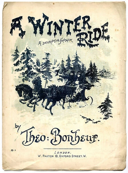 Music cover, A Winter Ride, by Theo Bonheur