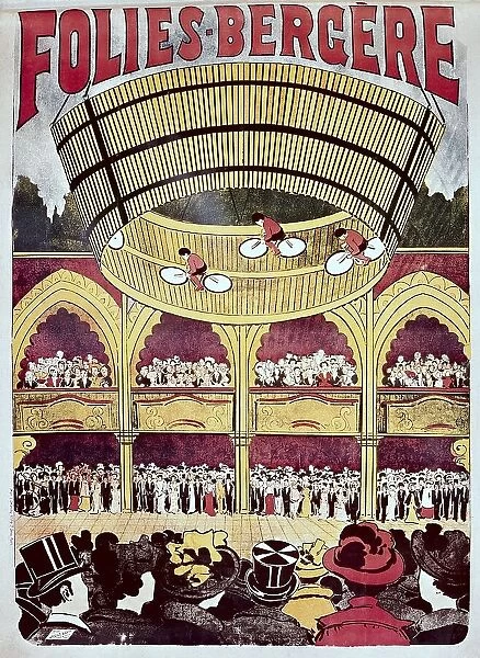 Music-Hall. Folies-Bergere. The wall of the death
