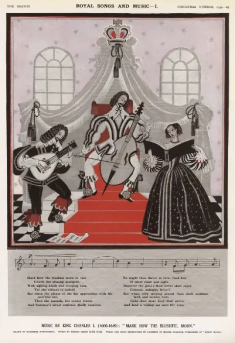 Framed Print : Music by King Charles I Framed Print : Music by King Charles I