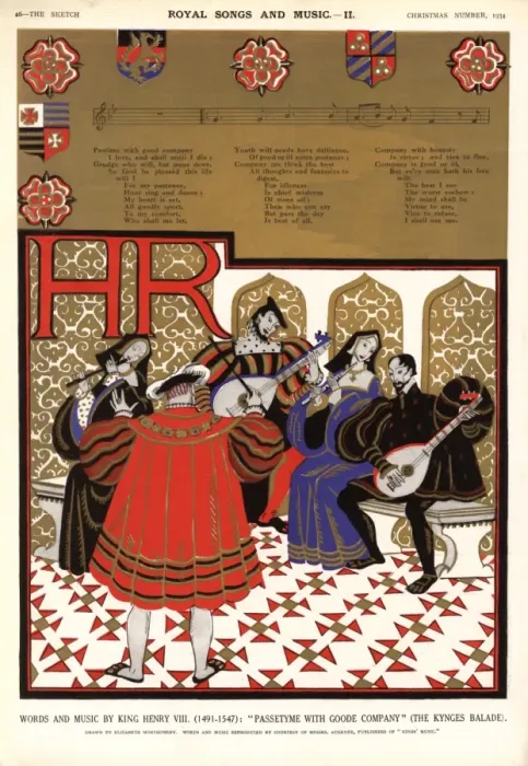 Framed Print : Music by King Henry VIII Framed Print : Music by King Henry VIII