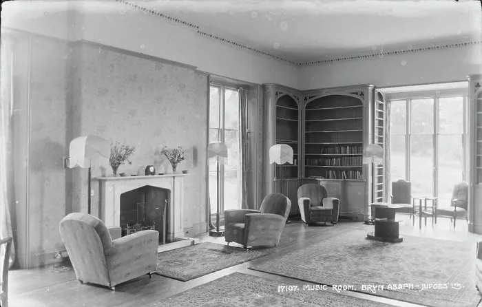 Framed Print : Music Room at Bryn Asaph Framed Print : Music Room at Bryn Asaph