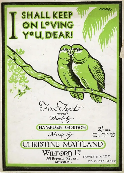 Framed Print : Music sheet: I shall keep on loving you, dear Framed Print : Music sheet: I shall keep on loving you, dear