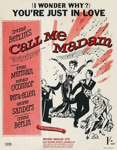 Music Sheet - Call Me Madam