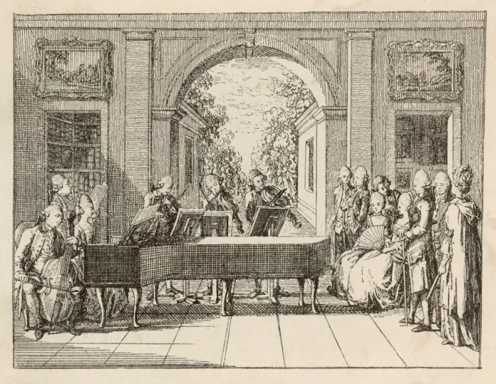 Framed Print : Music in Stately Home Framed Print : Music in Stately Home