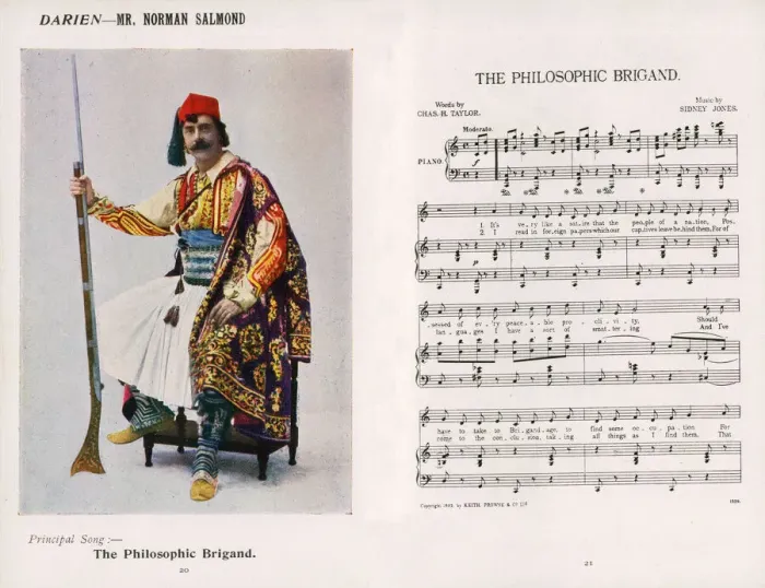 Framed Print : Musical comedy, The Medal and the Maid, song, The Philosophic Brigand Framed Print : Musical comedy, The Medal and the Maid, song, The Philosophic Brigand