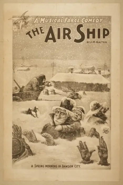 Framed Print : A musical farce comedy, The air ship by JM Gaites Framed Print : A musical farce comedy, The air ship by JM Gaites