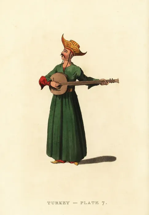 Framed Print : Musician belonging to the Grand Signior Framed Print : Musician belonging to the Grand Signior