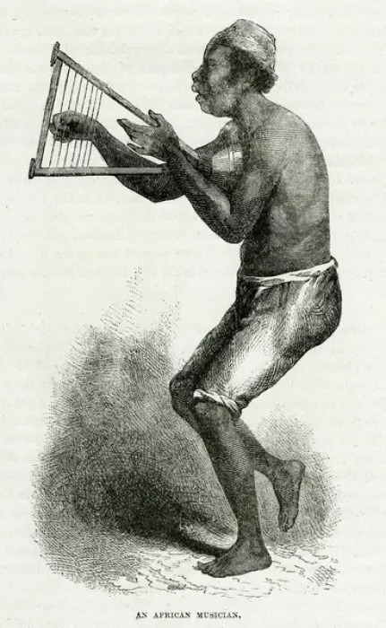 Framed Print : Musician of Dahomey Framed Print : Musician of Dahomey