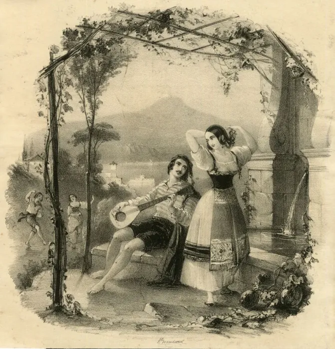 Framed Print : Musician and dancers Framed Print : Musician and dancers