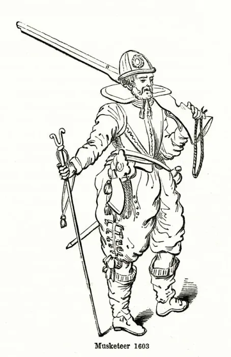 Framed Print : Musketeer 1603 Framed Print : Musketeer 1603