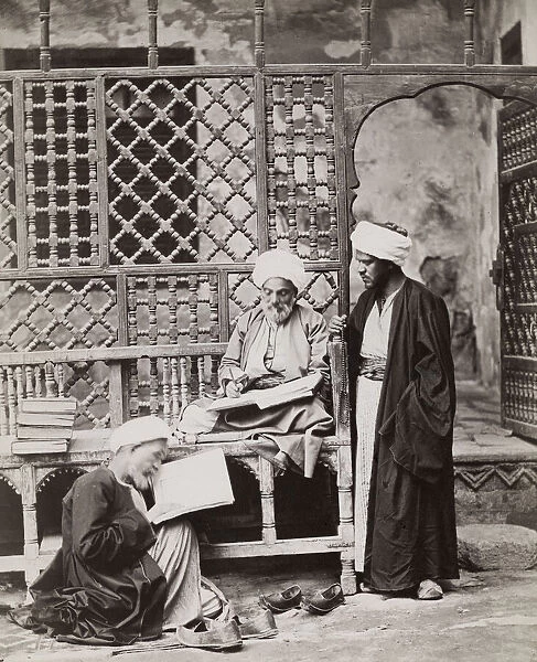 Muslim Theologians, Imams, Cairo, c. 1890