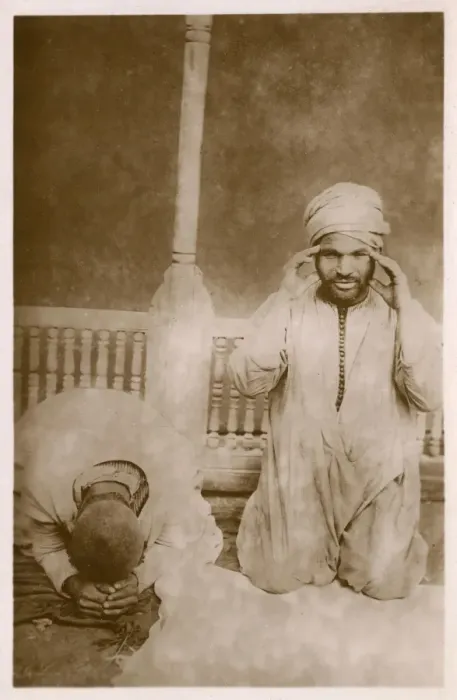 Framed Print : Muslims in Egypt at Prayer Framed Print : Muslims in Egypt at Prayer