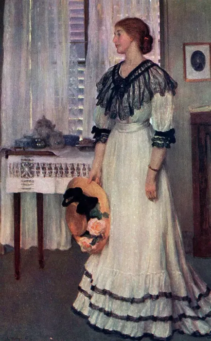 Framed Print : The Muslin Dress Framed Print : The Muslin Dress