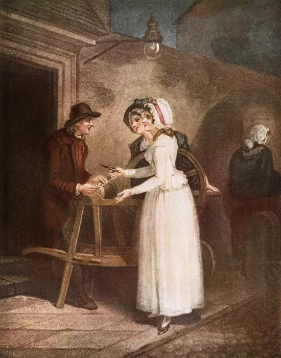 Framed Print : MUSLIN GOWN 1795 Framed Print : MUSLIN GOWN 1795