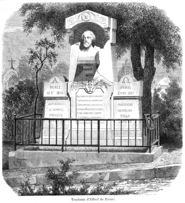 Framed Print : De Mussets Tomb Framed Print : De Mussets Tomb