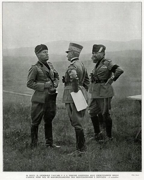 Mussolini  /  Three Soldiers