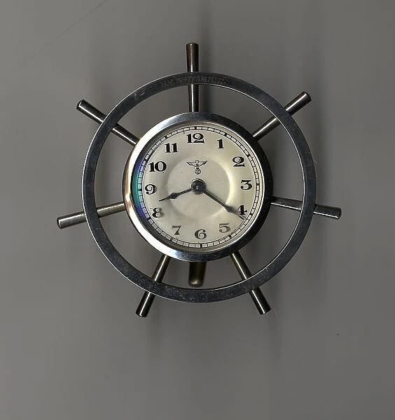 MV Britannic - chrome mantel clock