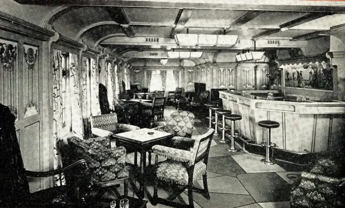 Framed Print : MV Britannic, Observation Lounge and Cocktail Bar Framed Print : MV Britannic, Observation Lounge and Cocktail Bar