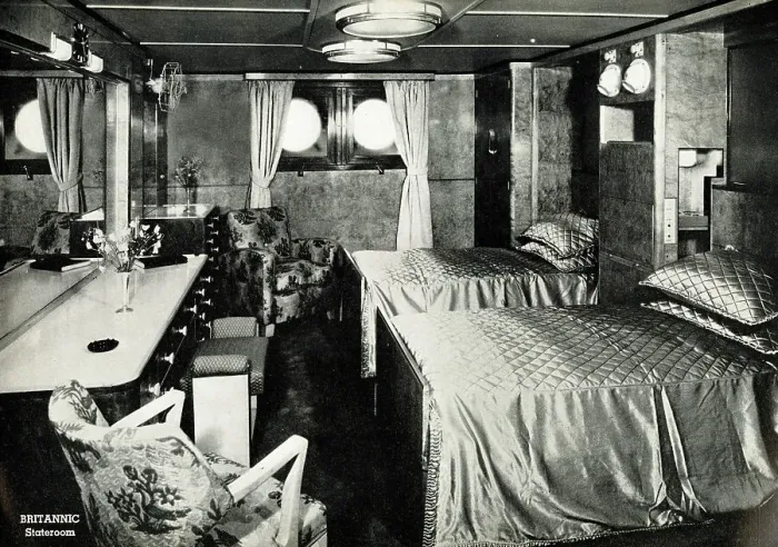 Framed Print : MV Britannic, Stateroom Framed Print : MV Britannic, Stateroom