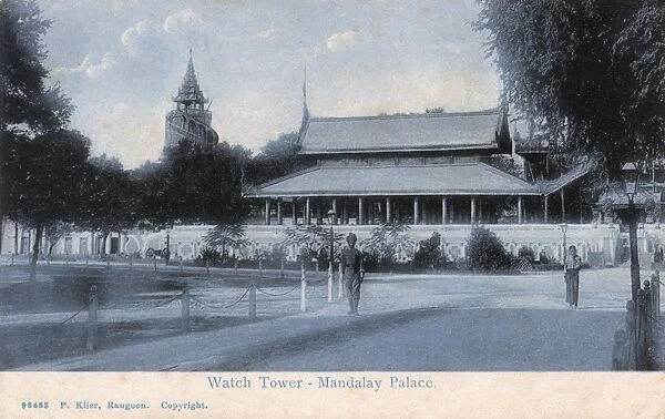 Myanmar - Mandalay - Watch Tower and Palace Grounds