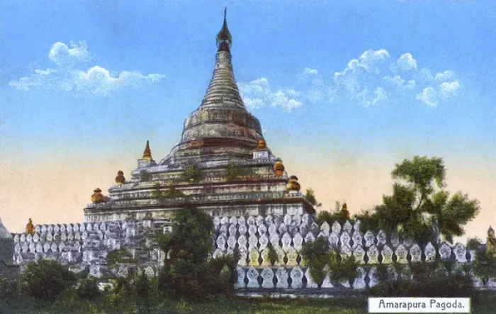 Framed Print : Myanmar - Pagoda at Amarapura Framed Print : Myanmar - Pagoda at Amarapura
