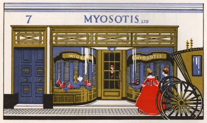 Framed Print : Myosotis advertisement Framed Print : Myosotis advertisement