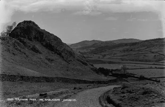 Framed Print : Myrynose Pass near Ambleside Framed Print : Myrynose Pass near Ambleside