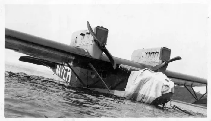 Framed Print : Mystery flying boat Mayer Framed Print : Mystery flying boat Mayer