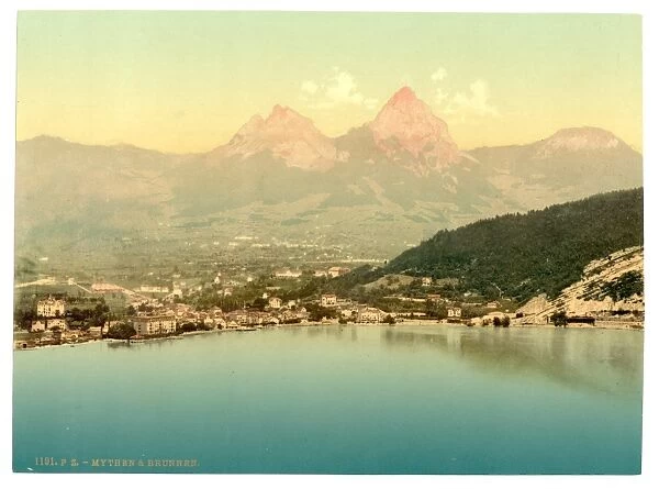 Mythen and the Brunnen, Lake Lucerne, Switzerland