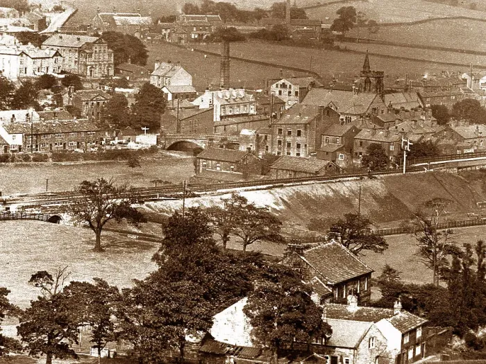 Framed Print : Mytholmroyd early 1900s Framed Print : Mytholmroyd early 1900s