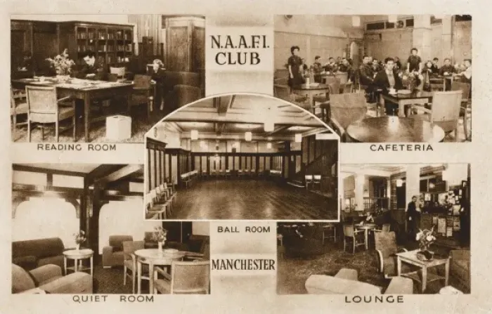 Framed Print : N. A. A. F. I. Club - Manchester Framed Print : N. A. A. F. I. Club - Manchester
