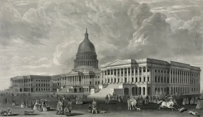 Framed Print : N. E. view of the United States Capitol, Washington, D. C Framed Print : N. E. view of the United States Capitol, Washington, D. C
