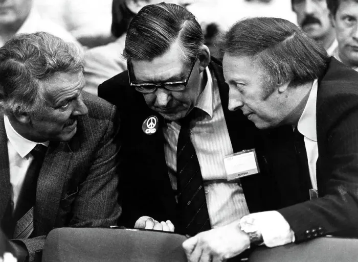Framed Print : N. U. M. leaders 1984 Framed Print : N. U. M. leaders 1984