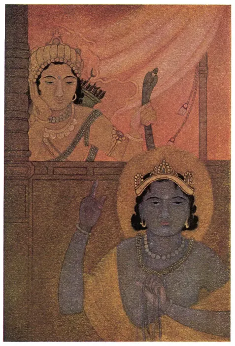 Framed Print : NACHIKETAS & YAMA Framed Print : NACHIKETAS & YAMA