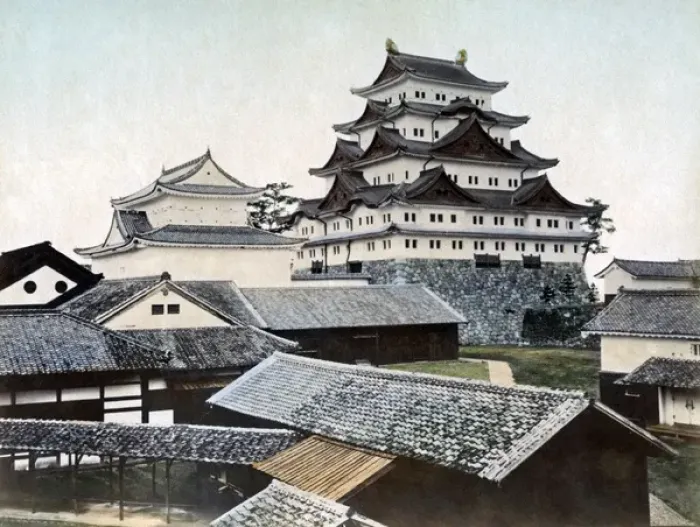 Framed Print : Nagoya Castle, Japan circa 1890 Framed Print : Nagoya Castle, Japan circa 1890