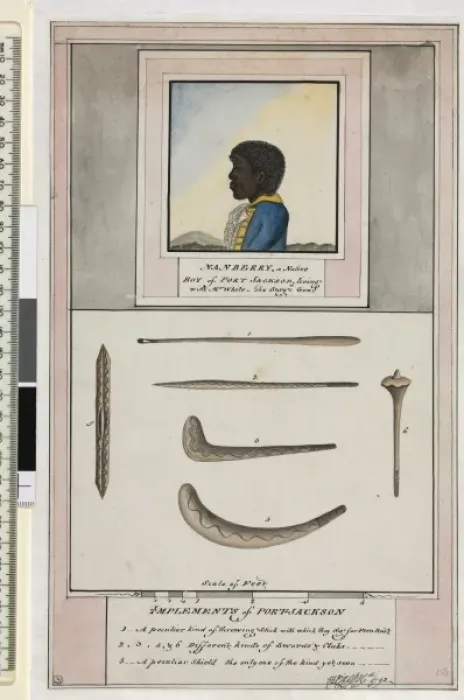 Framed Print : Nanberry, a native boy of Port Jackson Framed Print : Nanberry, a native boy of Port Jackson