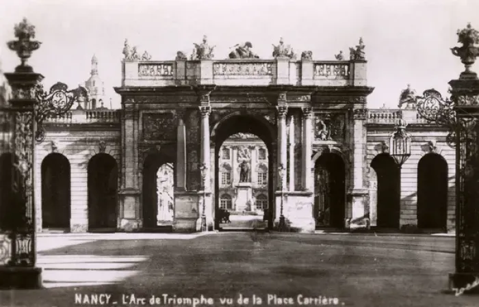 Framed Print : Nancy, France - L Arc de Triomphe and view of Place Carriere Framed Print : Nancy, France - L Arc de Triomphe and view of Place Carriere