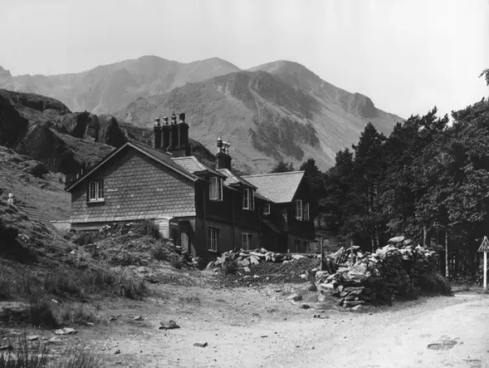 Framed Print : Nant Francon Pass Hostel Framed Print : Nant Francon Pass Hostel