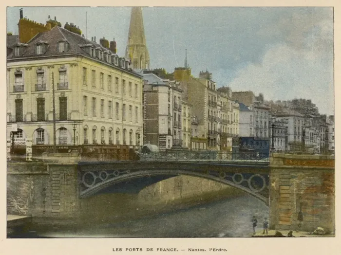 Framed Print : NANTES / L ERDRE C1900 Framed Print : NANTES / L ERDRE C1900