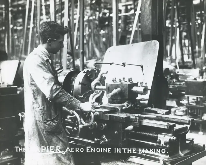 Framed Print : The Napier aero engine in the making Framed Print : The Napier aero engine in the making
