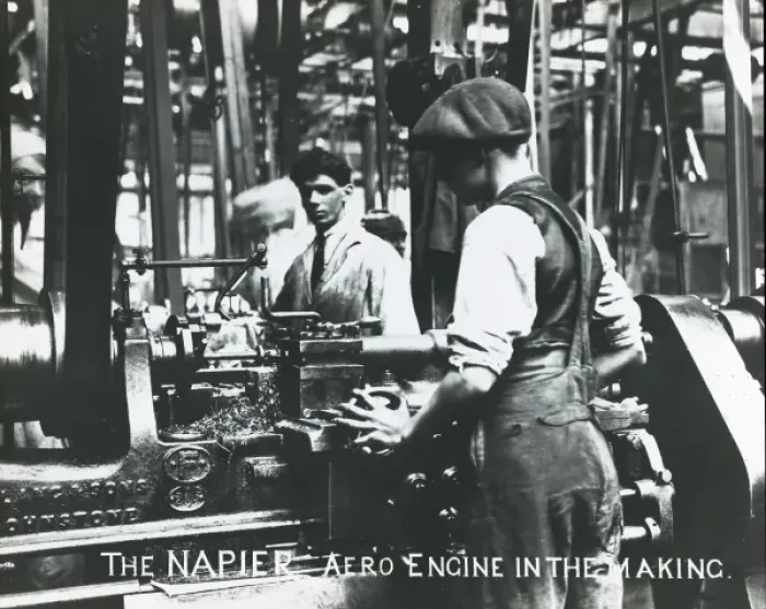 Framed Print : The Napier aero engine in the making Framed Print : The Napier aero engine in the making