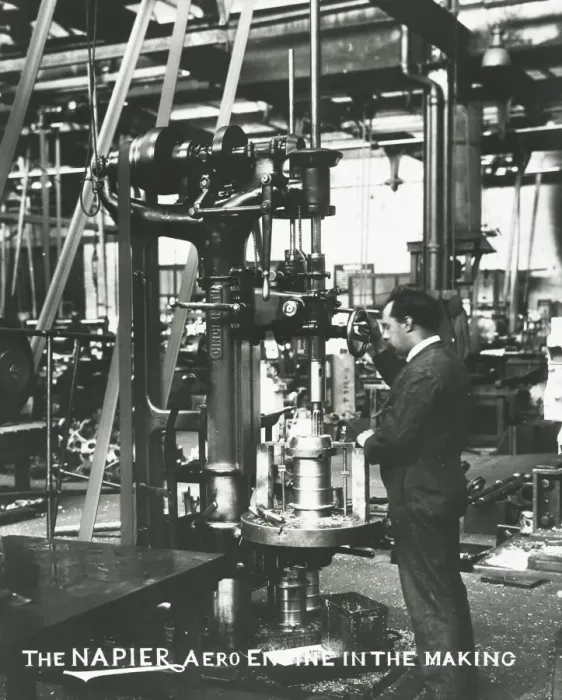 Framed Print : The Napier aero engine in the making Framed Print : The Napier aero engine in the making