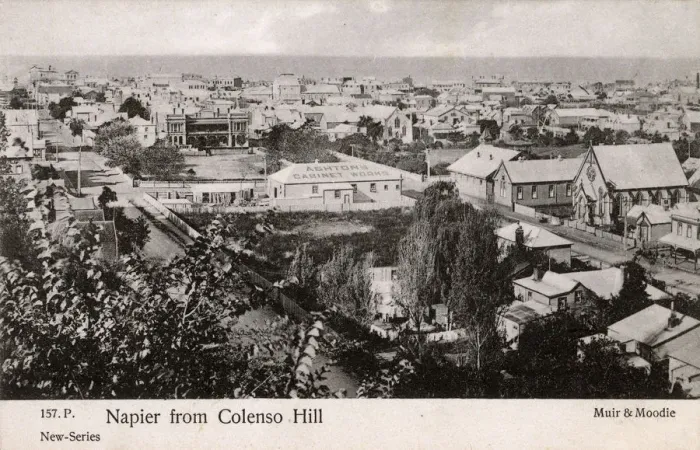 Framed Print : Napier from Colenso Hill - New Zealand Framed Print : Napier from Colenso Hill - New Zealand