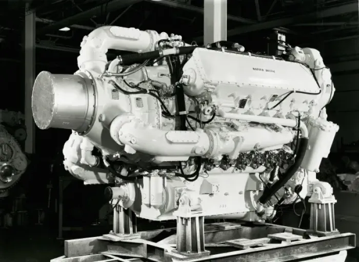 Framed Print : The Napier Deltic engine T18-37C Framed Print : The Napier Deltic engine T18-37C